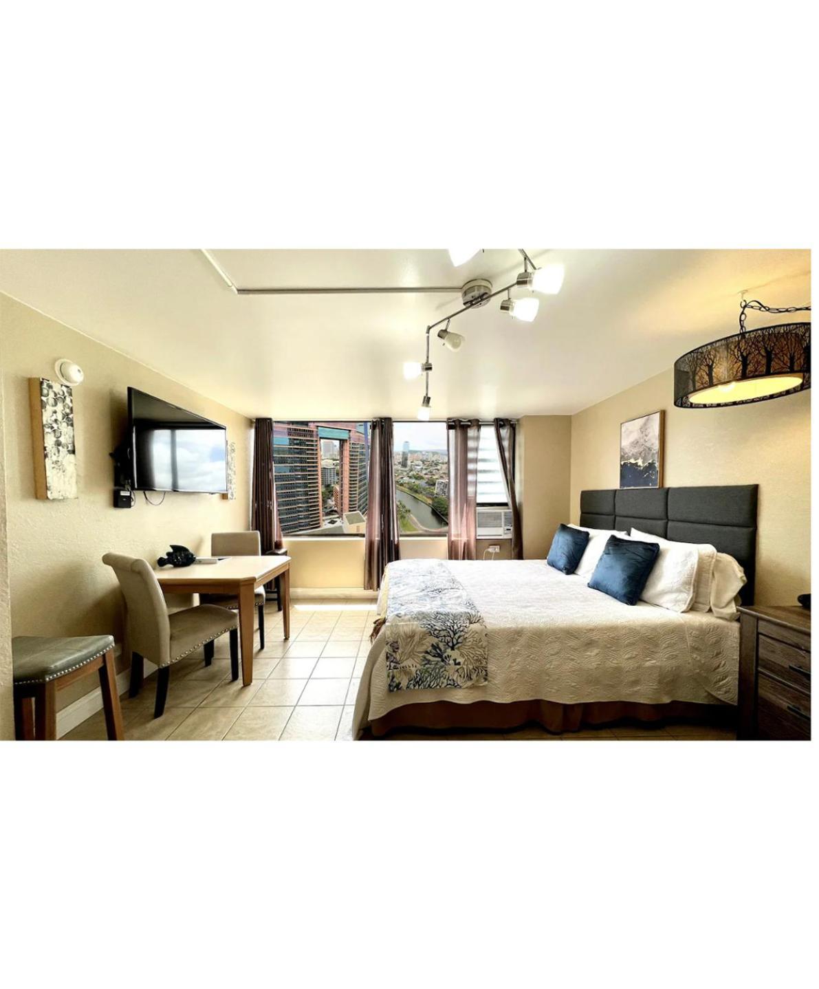 King Bed, Spacious, Legal, View Honolulu Eksteriør billede